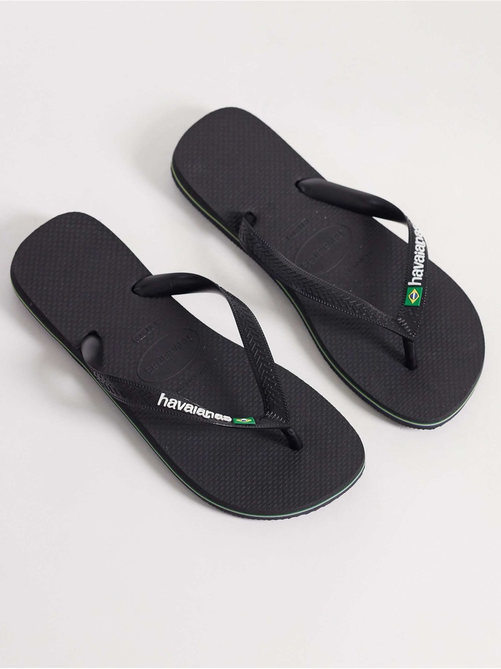 🌻NEW w/tag Havaianas Brazil Flip Flops Rubber Thong Sandal Women's 9/10 Men's 8